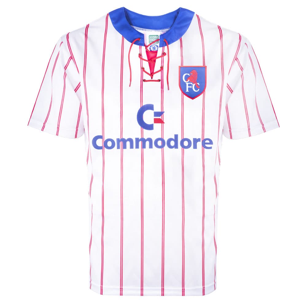 Chelsea away football shirt for the 1992 season, made by Score Draw