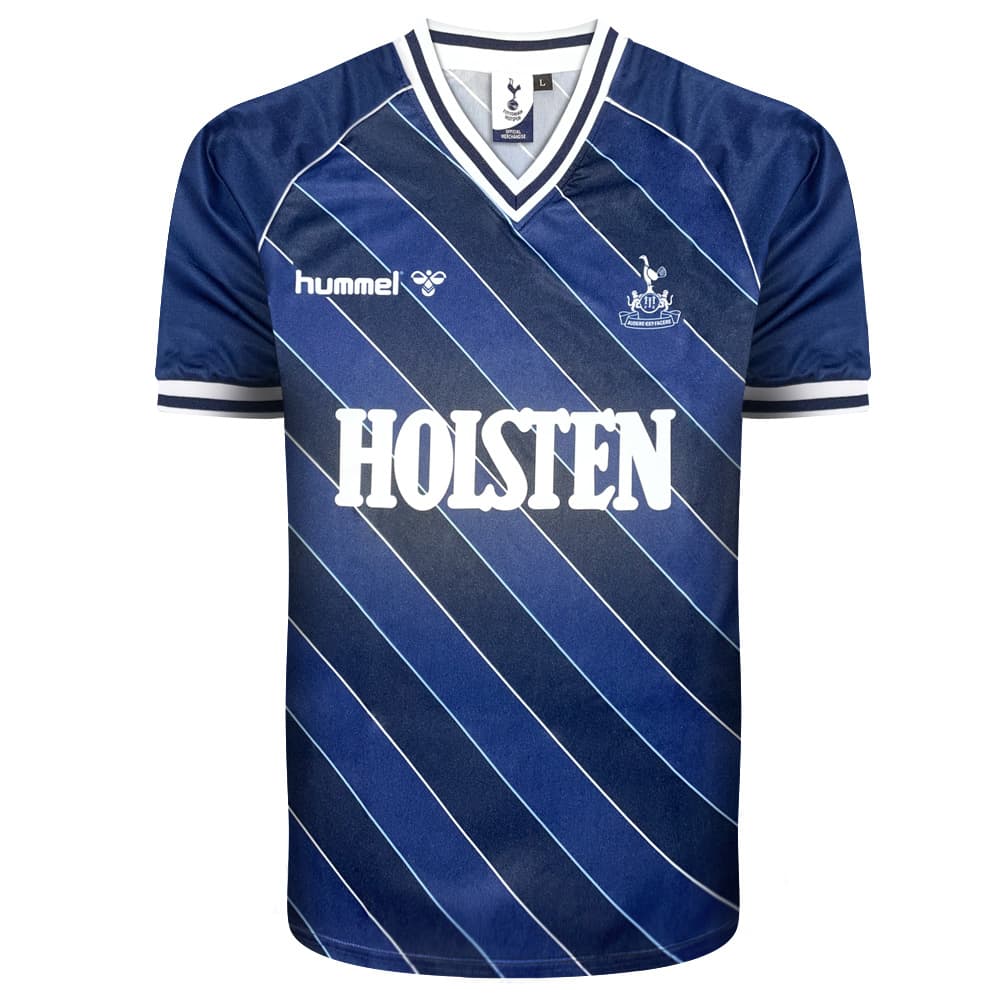 Tottenham Hotspur away football shirt for the 1986 season, made by Score Draw