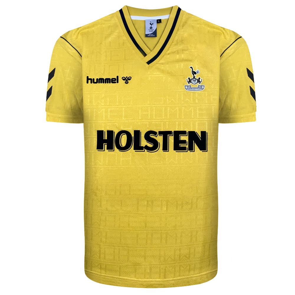 Tottenham Hotspur away football shirt for the 1988 season, made by Score Draw