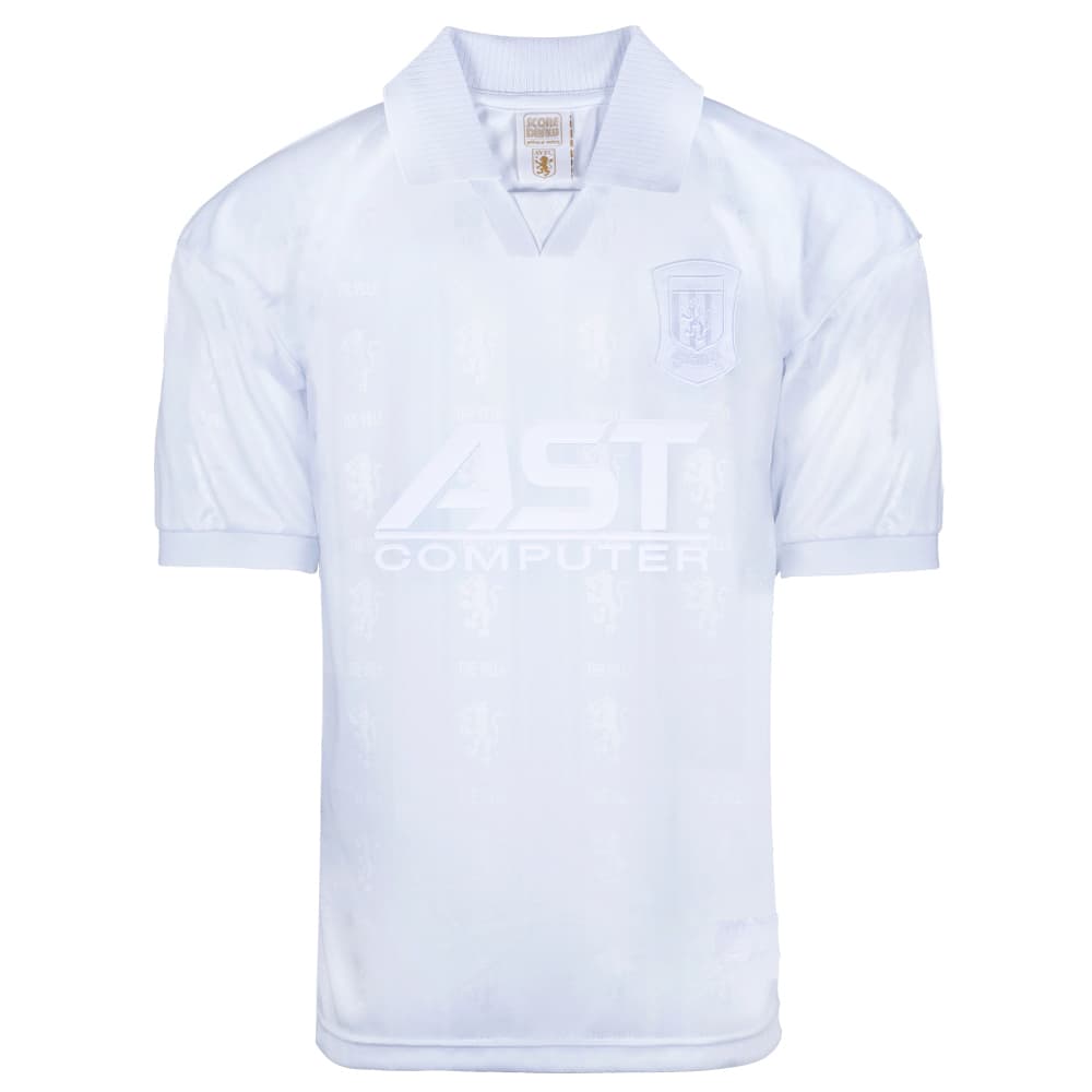 Aston Villa home football shirt for the 1996 season, made by Score Draw