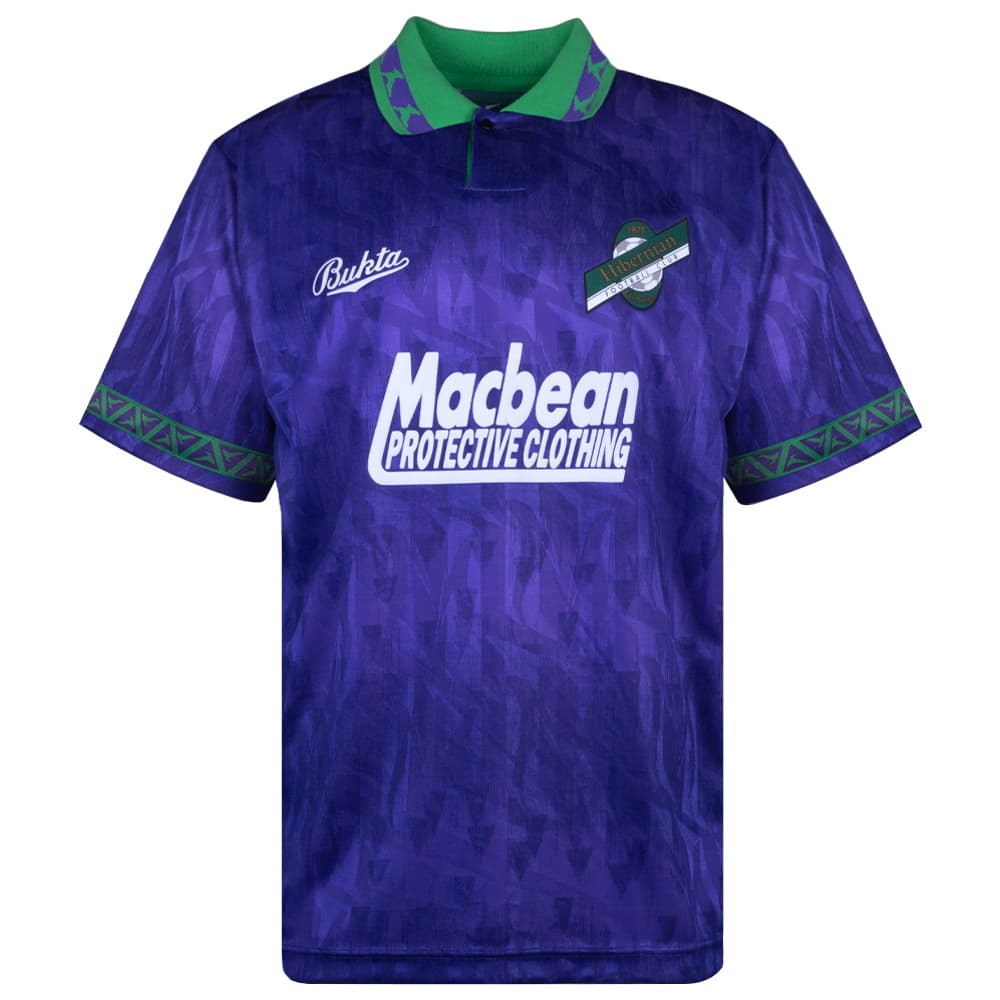 Hibernian away football shirt for the 1992 season