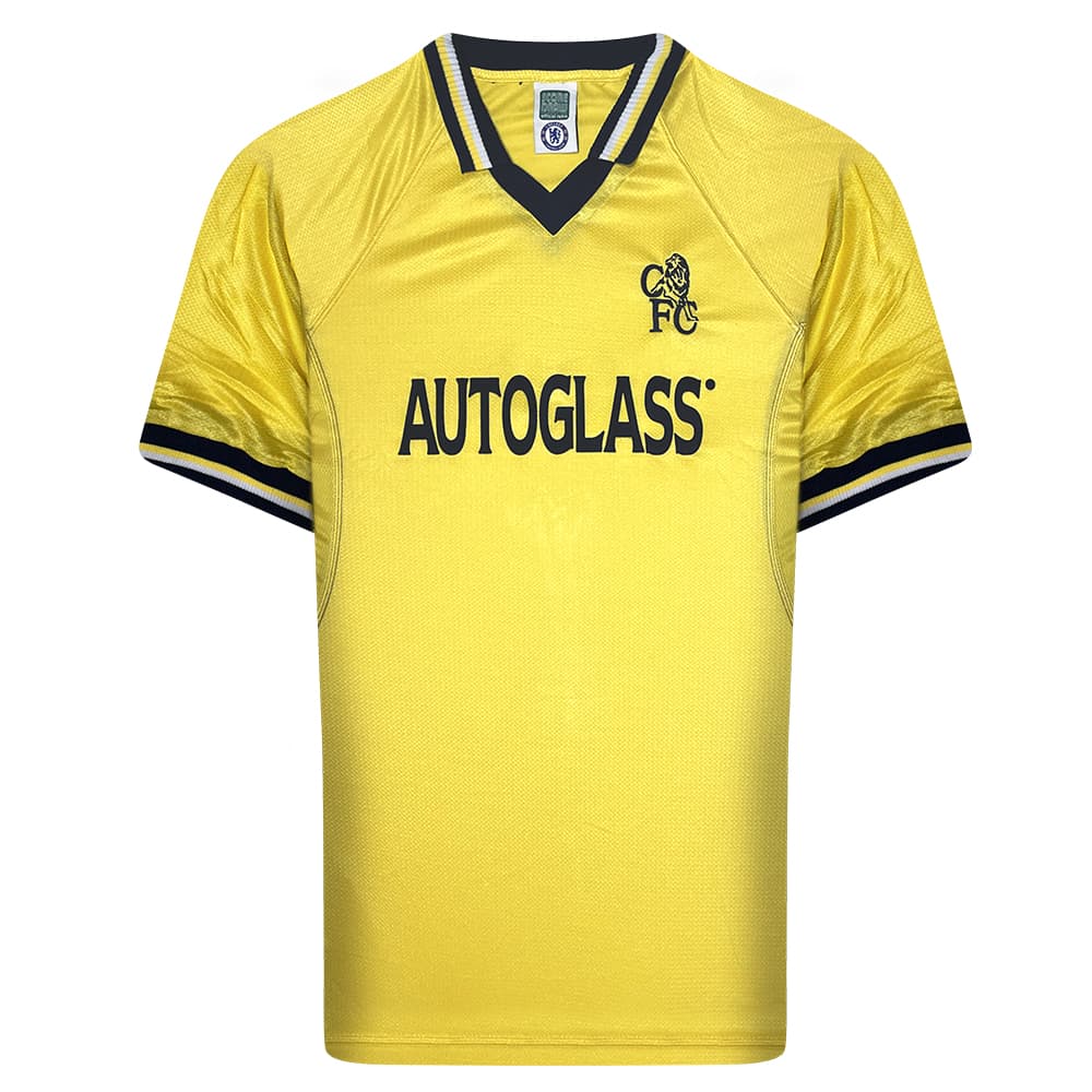 Chelsea third football shirt for the 1999 season, made by Score Draw