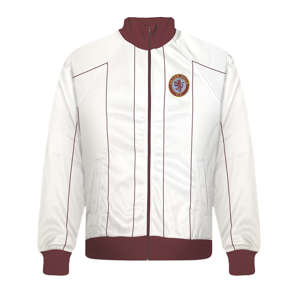 Aston Villa home football shirt for the 1982 season, made by Score Draw