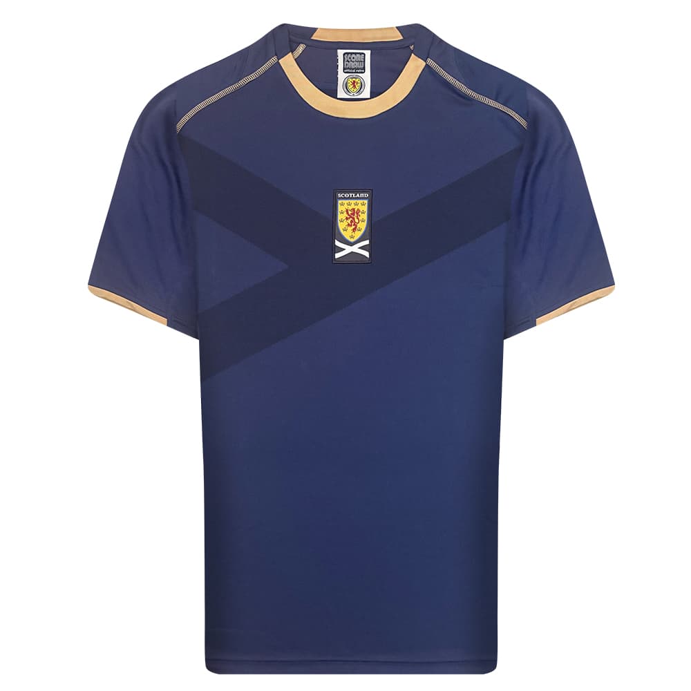 Scotland home football shirt for the 2007 season, made by Score Draw
