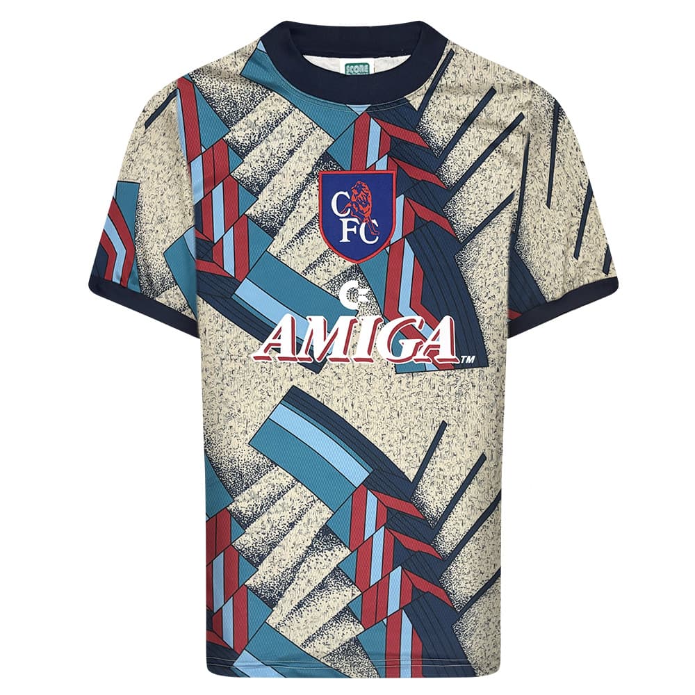 Chelsea home football shirt for the 1994 season, made by Score Draw