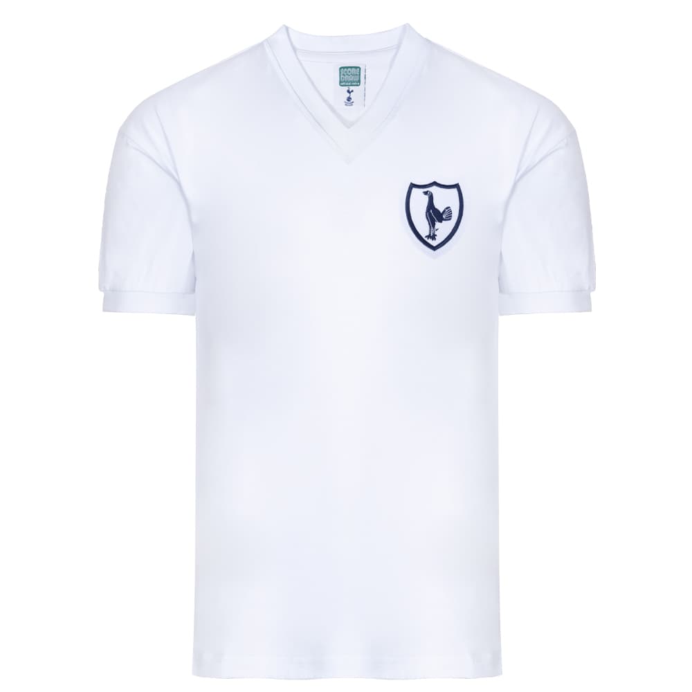 Tottenham Hotspur home football shirt for the 1962 season, made by Score Draw