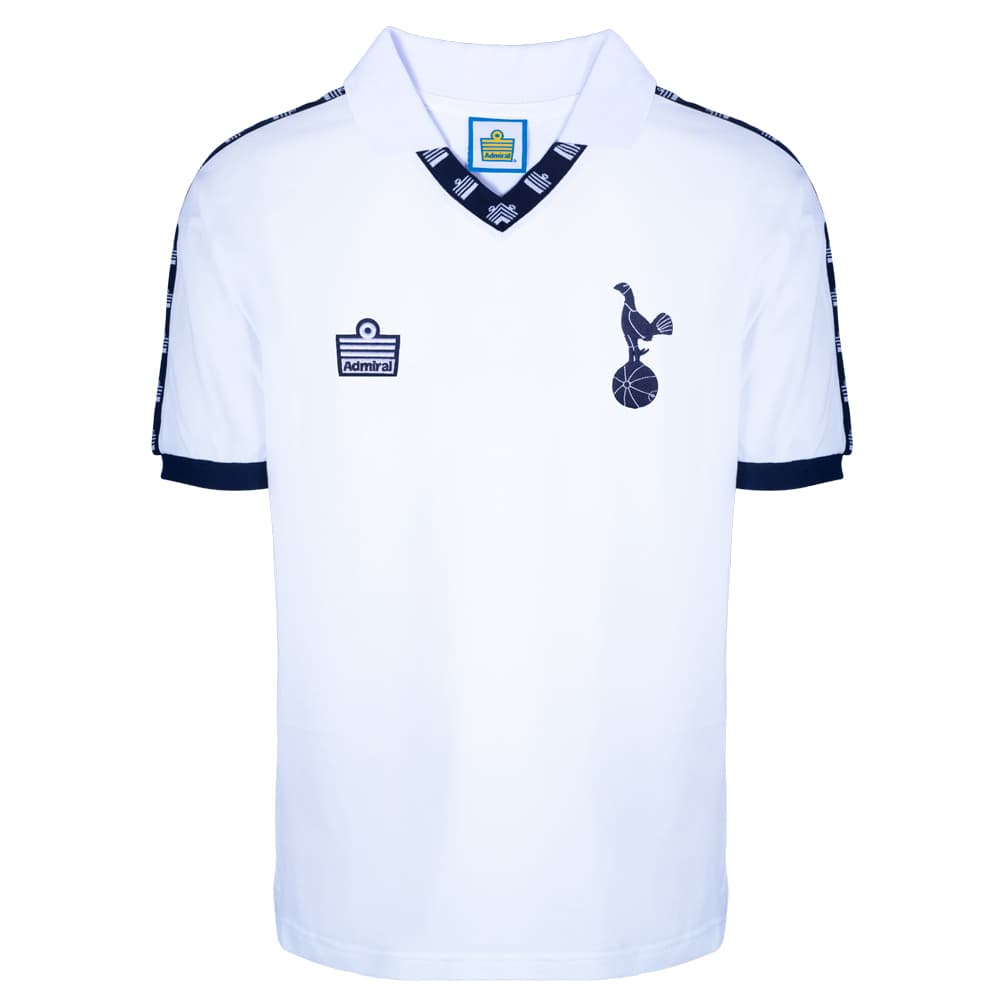 Tottenham Hotspur home football shirt for the 1978 season, made by Score Draw