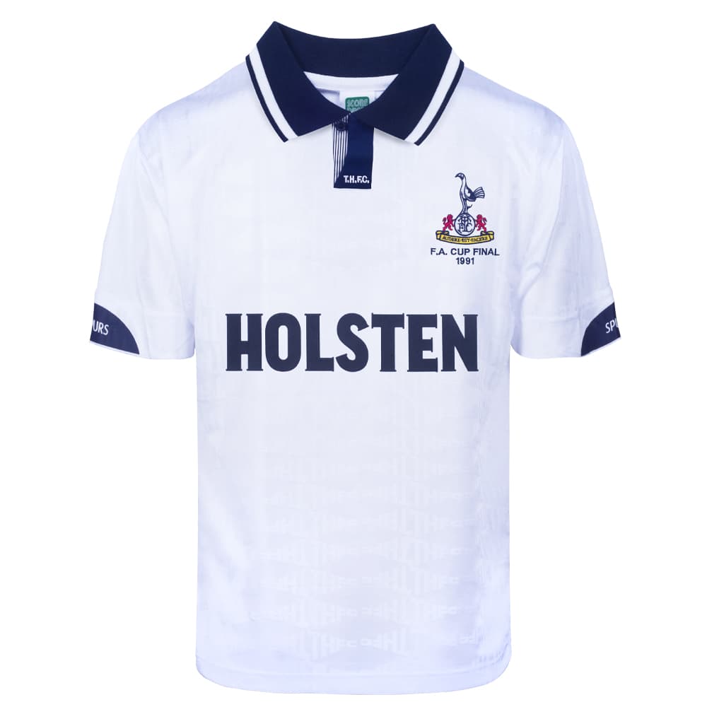 Tottenham Hotspur retro football shirt for the 1991 season