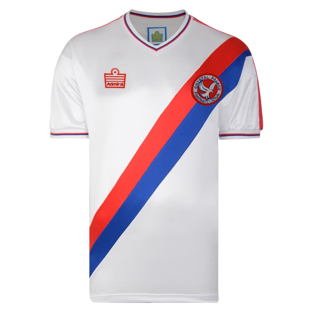 Crystal Palace home football shirt for the 1978 season, made by Score Draw