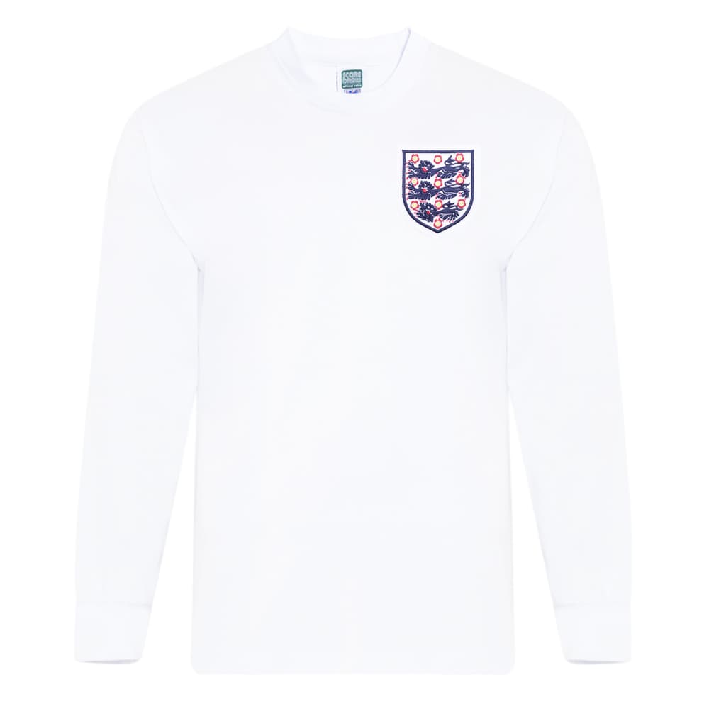 England home football shirt for the 1966 season, made by Score Draw