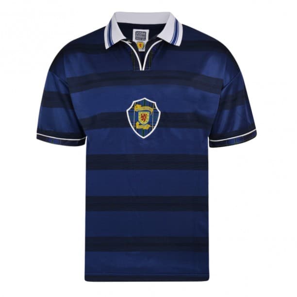 Scotland home football shirt for the 1998 season, made by Score Draw