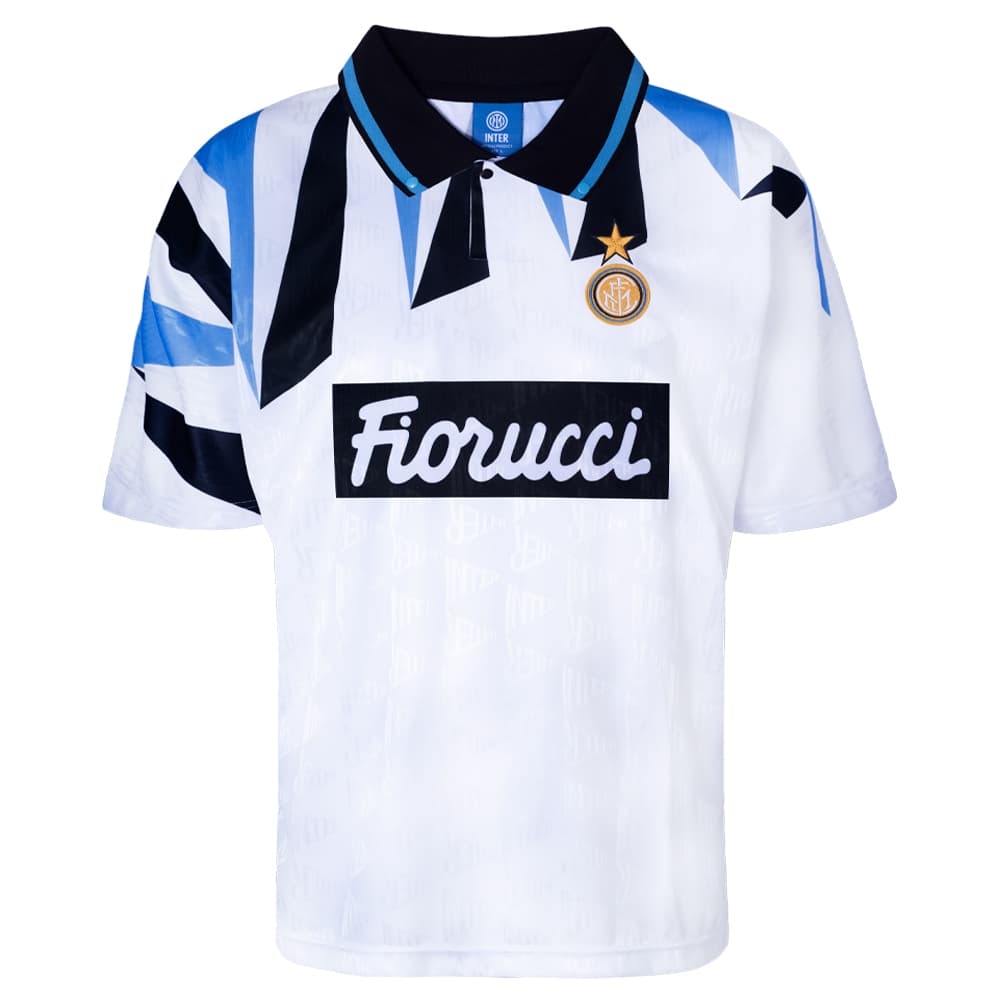 Inter Milan away football shirt for the 1992 season, made by Score Draw