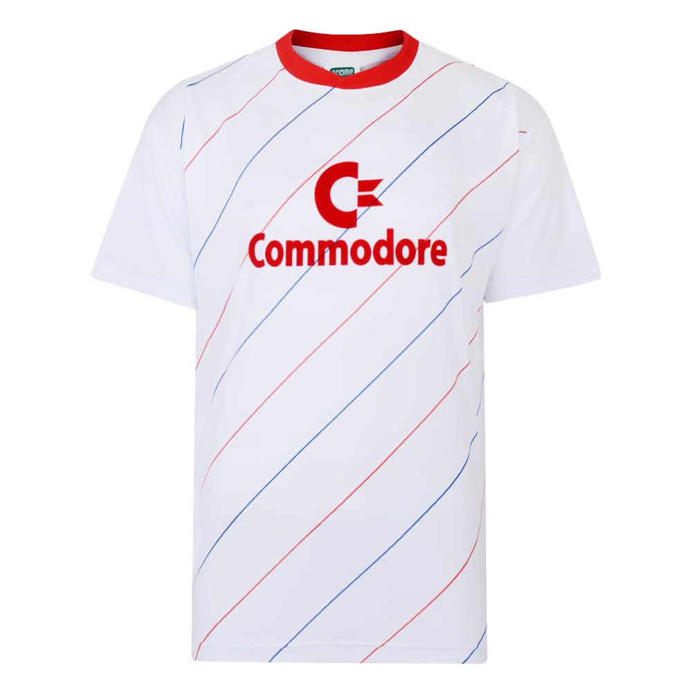 Bayern Munich home football shirt for the 1984 season, made by Score Draw