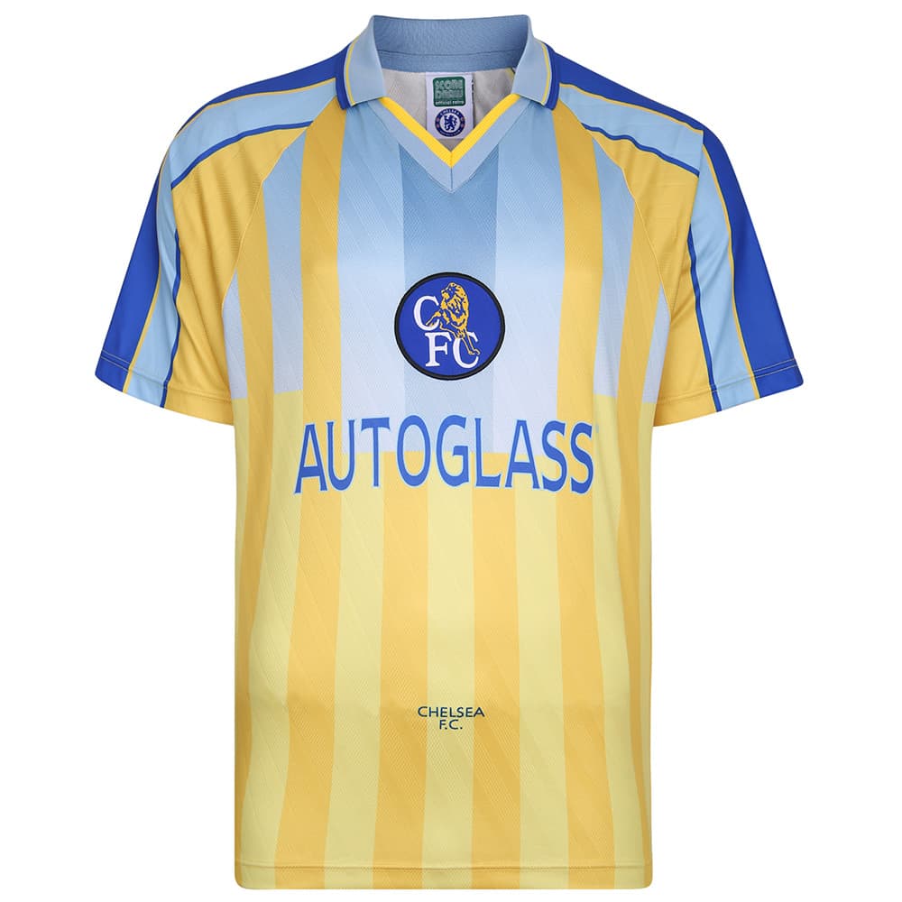 Chelsea away football shirt for the 1998 season, made by Score Draw