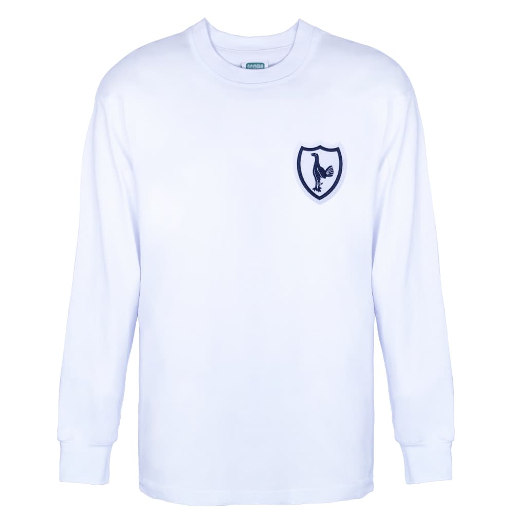 Tottenham Hotspur home football shirt for the 1963 season, made by Score Draw