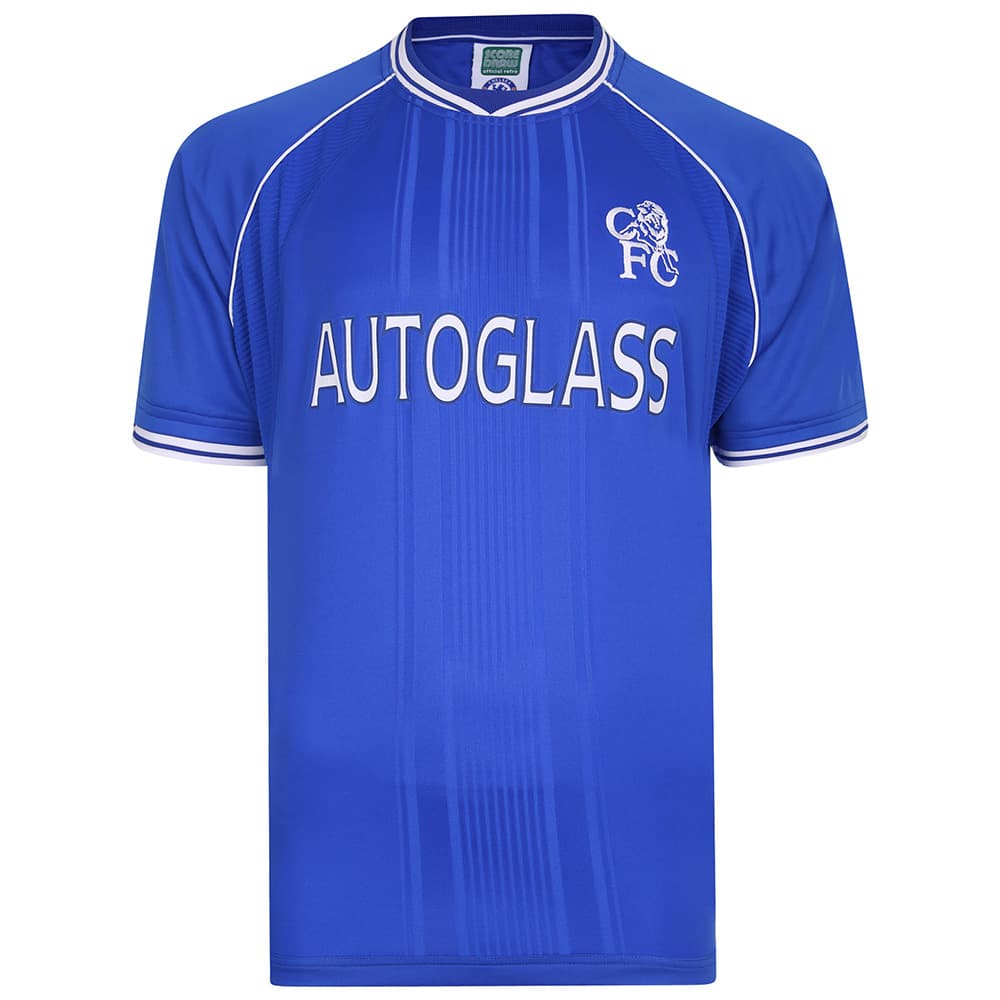 Chelsea home football shirt for the 2000 season, made by Score Draw