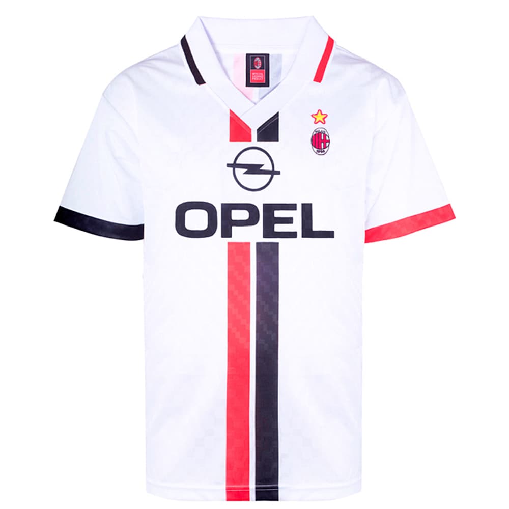 AC Milan away football shirt for the 1996 season, made by Score Draw