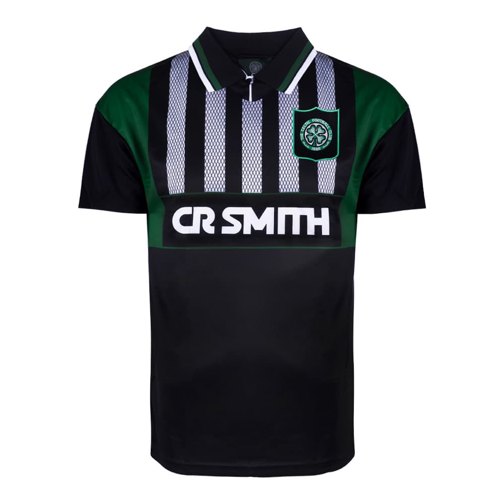 Celtic away football shirt for the 1995 season, made by Score Draw