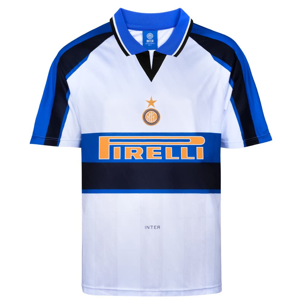Inter Milan away football shirt for the 1996 season, made by Score Draw