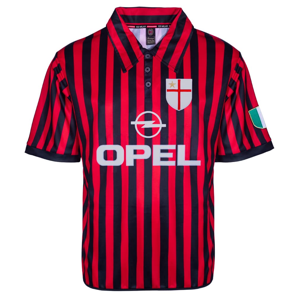 AC Milan home football shirt for the 2000 season, made by Score Draw