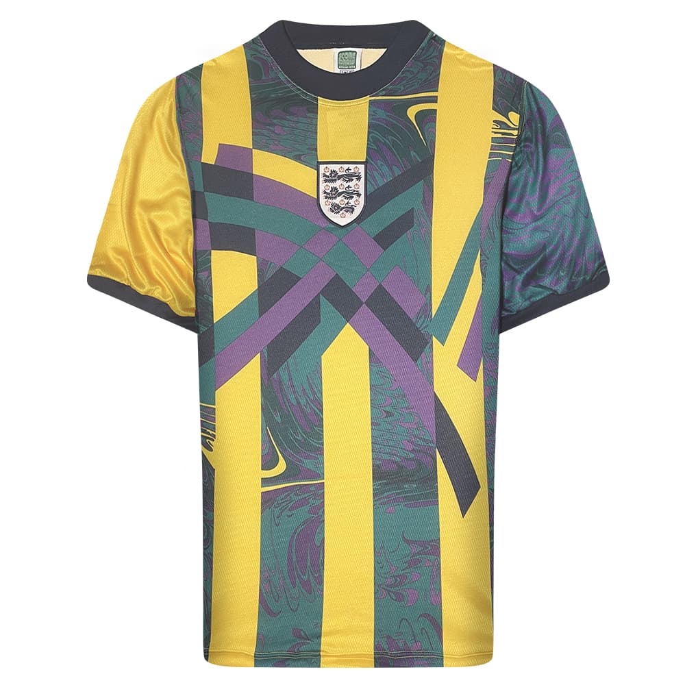 England home football shirt for the 1996 season, made by Score Draw