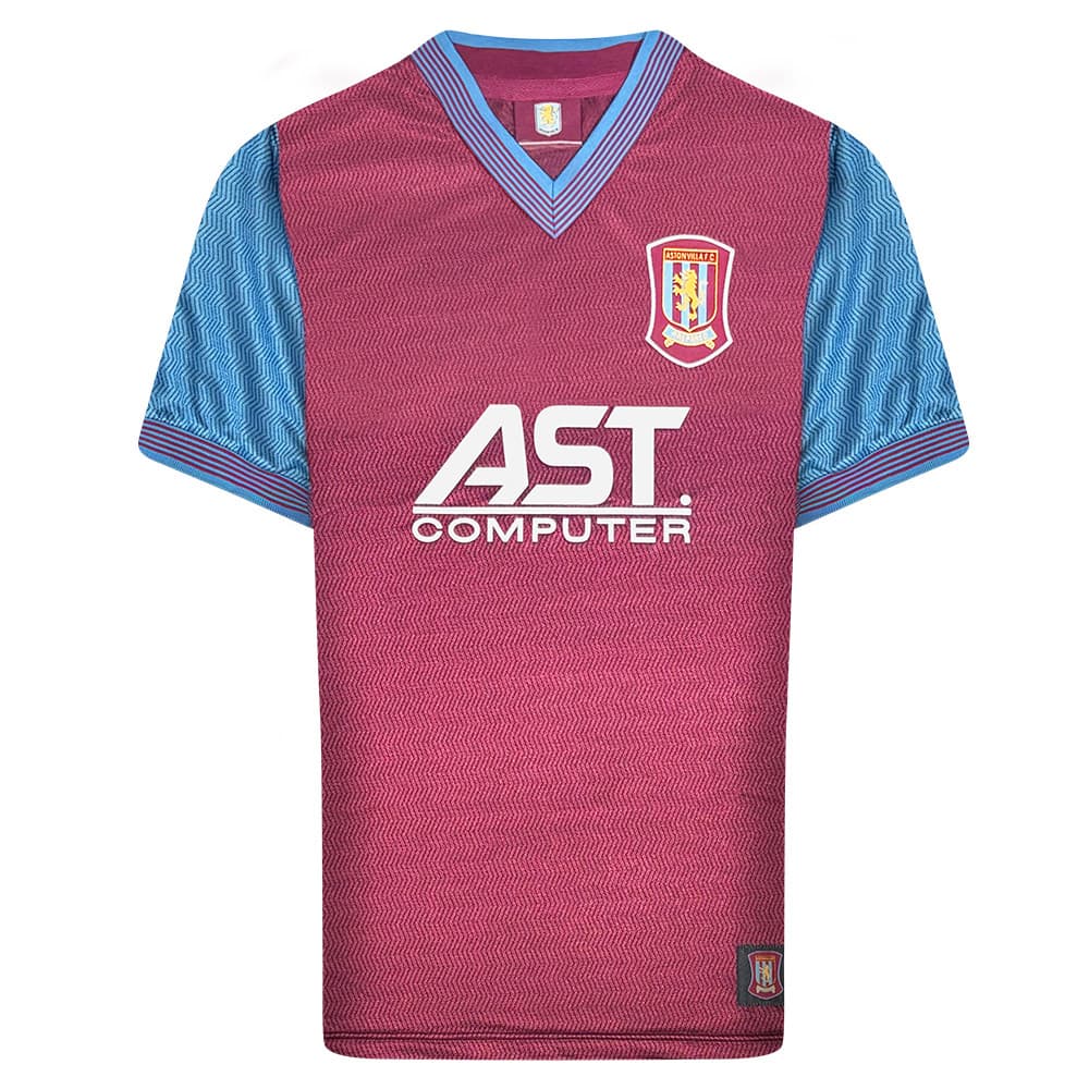 Aston Villa home football shirt for the 1998 season, made by Score Draw