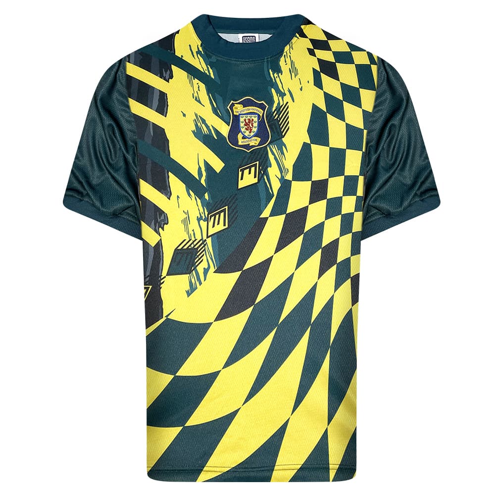 Scotland home football shirt for the 1996 season, made by Score Draw