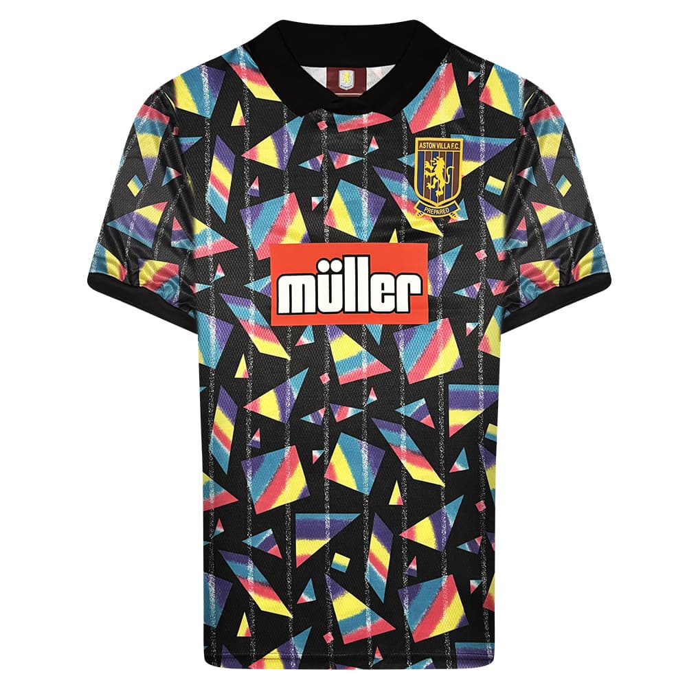 Aston Villa home football shirt for the 1994 season, made by Score Draw