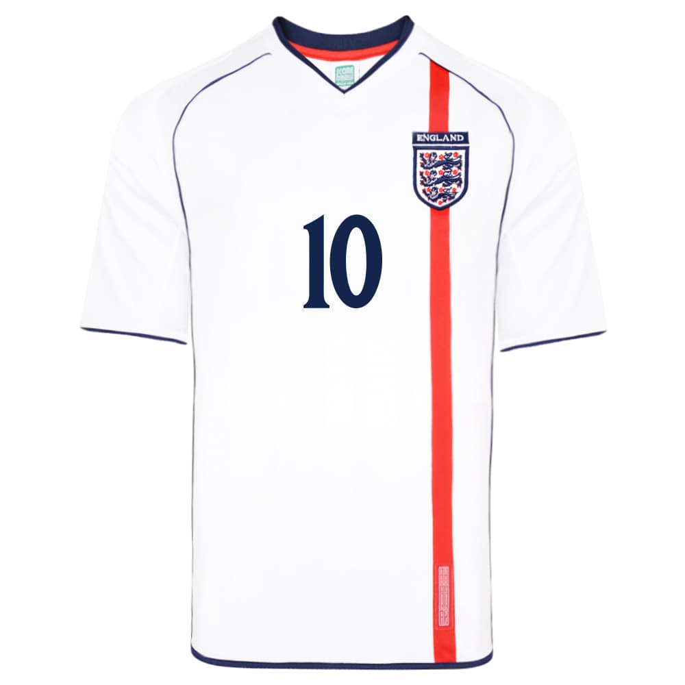England retro football shirt for the 2002 season